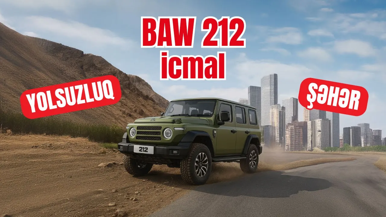 Həm şəhərdə, həm də offroadda EYNİ SÜRÜŞ ZÖVQÜ! - 212 İCMAL